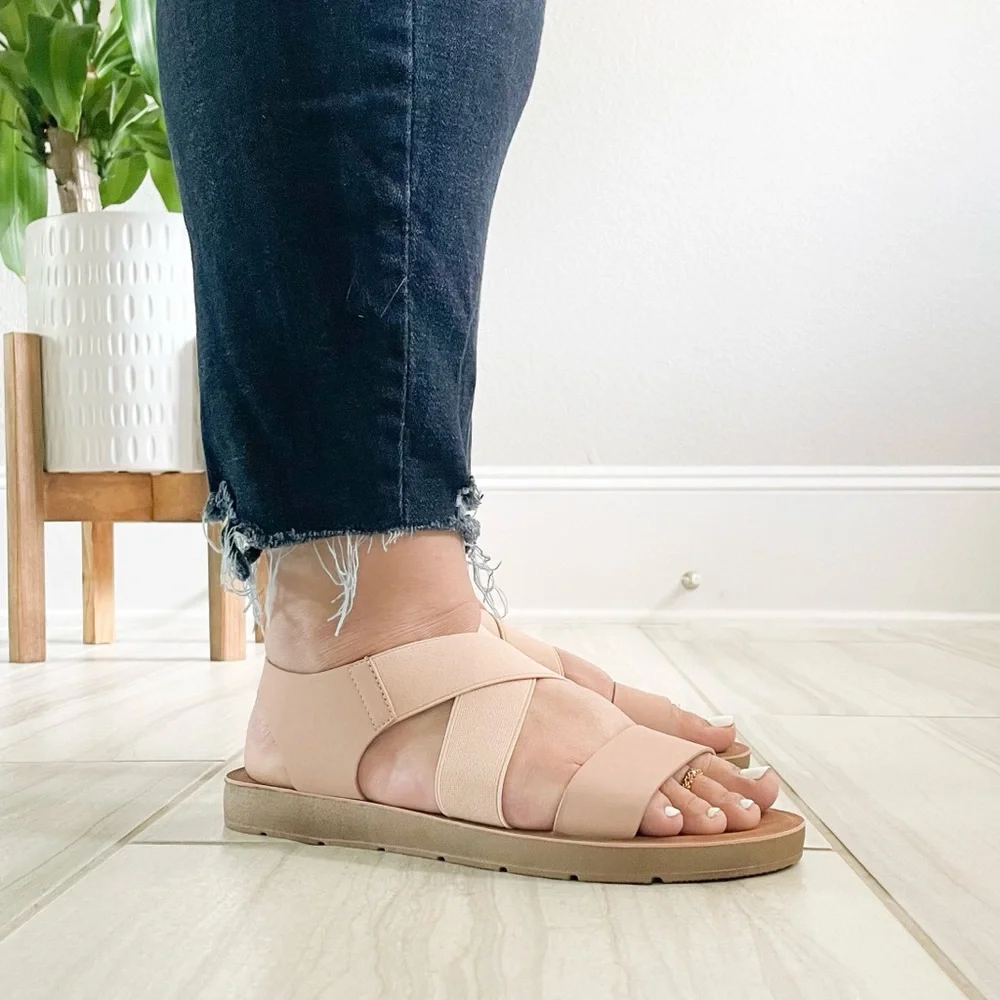 J. Mark Nude Stretch Sandals Form-901 - Picture 9 of 9